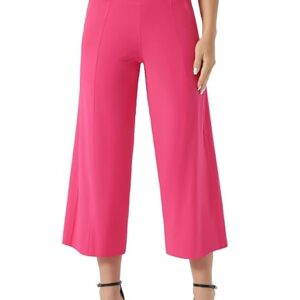 THE GYM PEOPLE Womens' Yoga Pants with Pockets and Tummy Control High Waist in Flare Crop