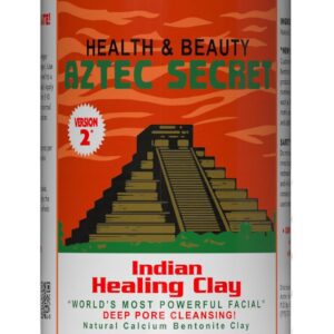 Aztec Secret – Indian Healing Clay 2 lb – Deep Pore Cleansing Facial & Body Mask – The Original 100% Natural Calcium Bentonite Clay – New Version 2